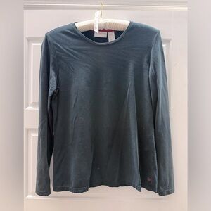 Women’s Liz Claiborne Black Long Sleeve Tee, sz Sm